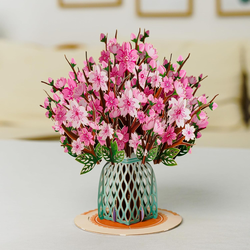๐น3D Pop Up Flower Bouquet Greeting Card